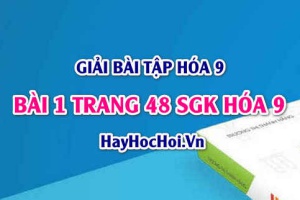 Giải bài 1 trang 48 SGK Hóa 9: Tính chất vật lí của Kim loại, tính dẻo, dẫn điện, dẫn nhiệt và ánh kim
